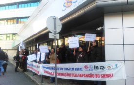 Trabalhadores defendem reabertura dos serviços de saúde dos SAMS