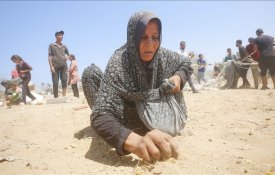 «A pele e o osso»: a fome provocada por Israel em Gaza atinge em força os idosos