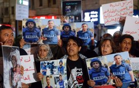 Ocupação matou 44 jornalistas em tendas para deslocados em Gaza