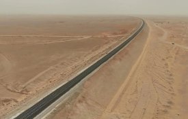 Inaugurada no deserto argelino a Ferrovia Mineira Ocidental