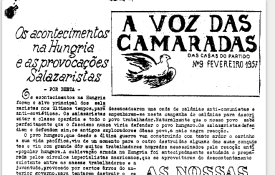 PEV vai projectar «A Voz das Camaradas» e promove debate com o realizador