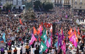 Enorme demonstração de força dos trabalhadores bascos