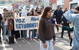 Mesmo com entraves da direcção, estudantes de escola de Sintra lutaram