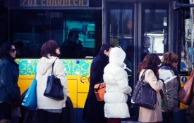 Tribuna em defesa dos transportes públicos