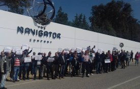  Trabalhadores da Navigator Company lutam por aumentos salariais