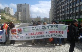 Trabalhadores dos call centers de telecomunicações estiveram em greve