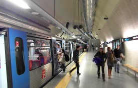Candidatos da CDU preocupados com o Metro de Lisboa