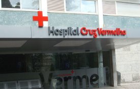 Greve no Hospital da Cruz Vermelha