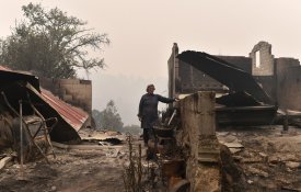 Lesados pelos incêndios dão voz a protesto