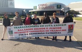 Trabalhadoras da limpeza do Casino de Vilamoura em greve