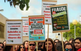 Trabalhadores da Fidelidade exigem o fim dos contratos precários