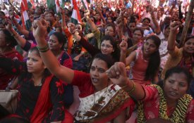 Milhões aderem a greve geral «histórica» na Índia