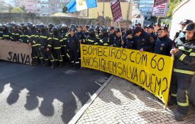 Bombeiros contestam alterações ao estatuto em manifestação nacional