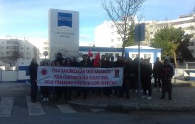 Trabalhadores da Carl Zeiss cumprem dois dias de greve