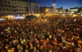 Milhares protestaram em Madrid contra a investidura de Rajoy