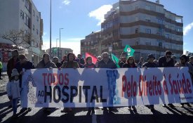 Marcha em defesa do Serviço Nacional de Saúde