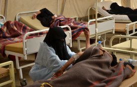 Epidemia de cólera alastra a 92% do território iemenita