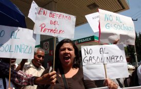 Subida dos preços dos combustíveis motiva fortes protestos no México