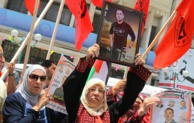 Palestiniano Bilal Kayed intensifica a luta