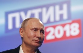  Vladimir Putin reeleito com 76,67% dos votos