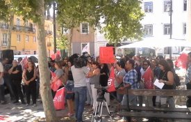 Santa Casa da Misericórdia: trabalhadores em greve manifestam-se