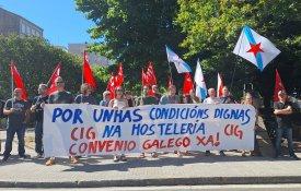 Greve na hotelaria da Corunha a 12 de Agosto, contra salários e direitos eclipsados