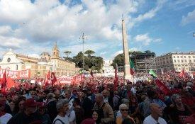 100 mil marcharam em Roma contra a precariedade
