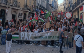 Palestina. A luta pela paz continua a ganhar força