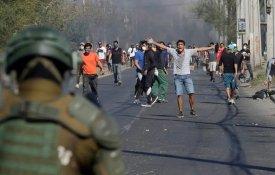 Centenas protestam em Santiago do Chile contra a fome