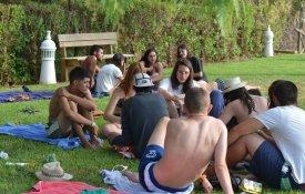 Acampamento pela Paz em Évora