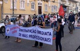 Enfermeiros exigem contratos definitivos