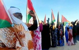 Civis saarauís mantêm protesto junto à abertura ilegal de El Guergarat