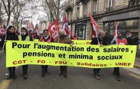Milhares nas ruas, por toda a França, em defesa de melhores salários