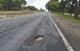  «Autênticas crateras». Marcha lenta alerta para degradação no IC1