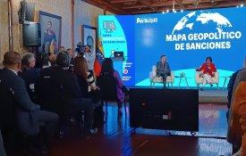 Governo venezuelano apresenta o «Mapa Geopolítico das Sanções»