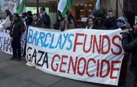 Barclays torna os clientes «cúmplices do genocídio israelita»
