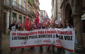 Profissionais da dobragem na Galiza manifestam-se por um «acordo digno»