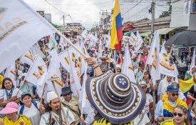 Agricultores mobilizam-se em defesa da reforma agrária na Colômbia