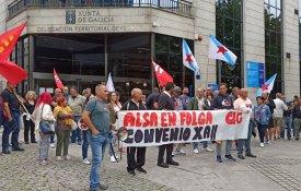 Com trabalhadores da Alsa Ferrol em luta, CIG leva serviços mínimos a tribunal