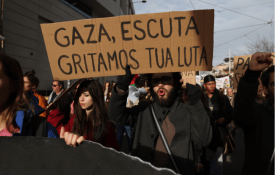 Solidariedade com a Palestina no Dia da Terra