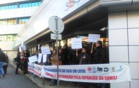 Trabalhadores defendem reabertura dos serviços de saúde dos SAMS