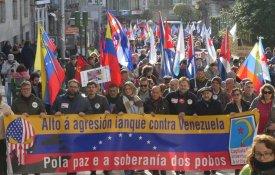 «Imperialismo é terrorismo»: milhares em Compostela contra agressão à Venezuela