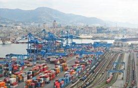 Estivadores europeus e mediterrânicos em greve contra a guerra