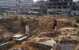 Israel destruiu deliberadamente os cemitérios em Gaza, acusa Euro-Med