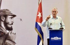 «Cuba não ameaça nem desafia, mas também não teme», afirma Díaz-Canel