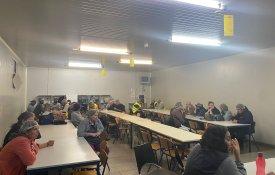 Trabalhadores imigrantes ameaçados por participarem em plenário sindical