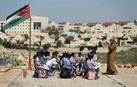 Forças israelitas reprimem protesto contra encerramento de escola em Nablus