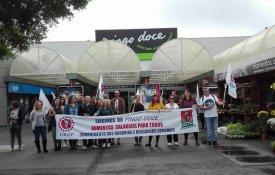 Trabalhadores do Pingo Doce em luta