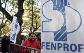 Professores em greve dia 15 de Novembro