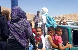 Centenas de deslocados regressam a al-Buwaydah al-Sharqiyah, na província de Homs